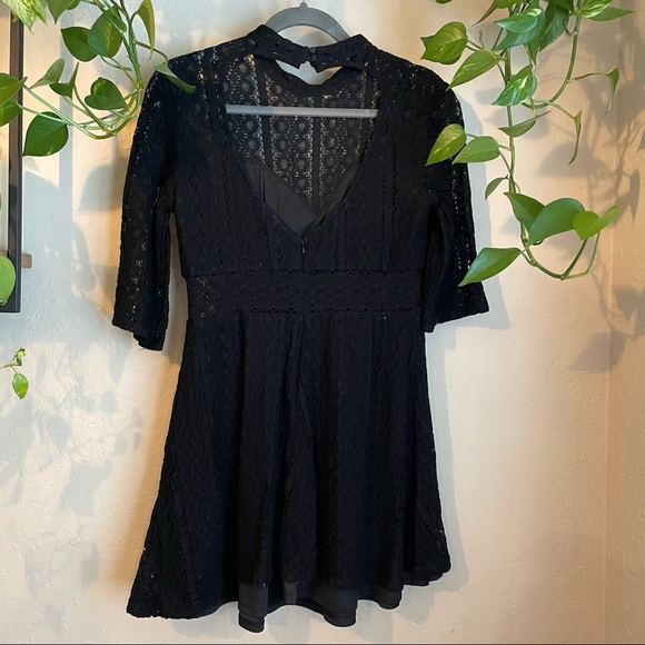 DNA Couture Black Lace Dress - Picture 3 of 5